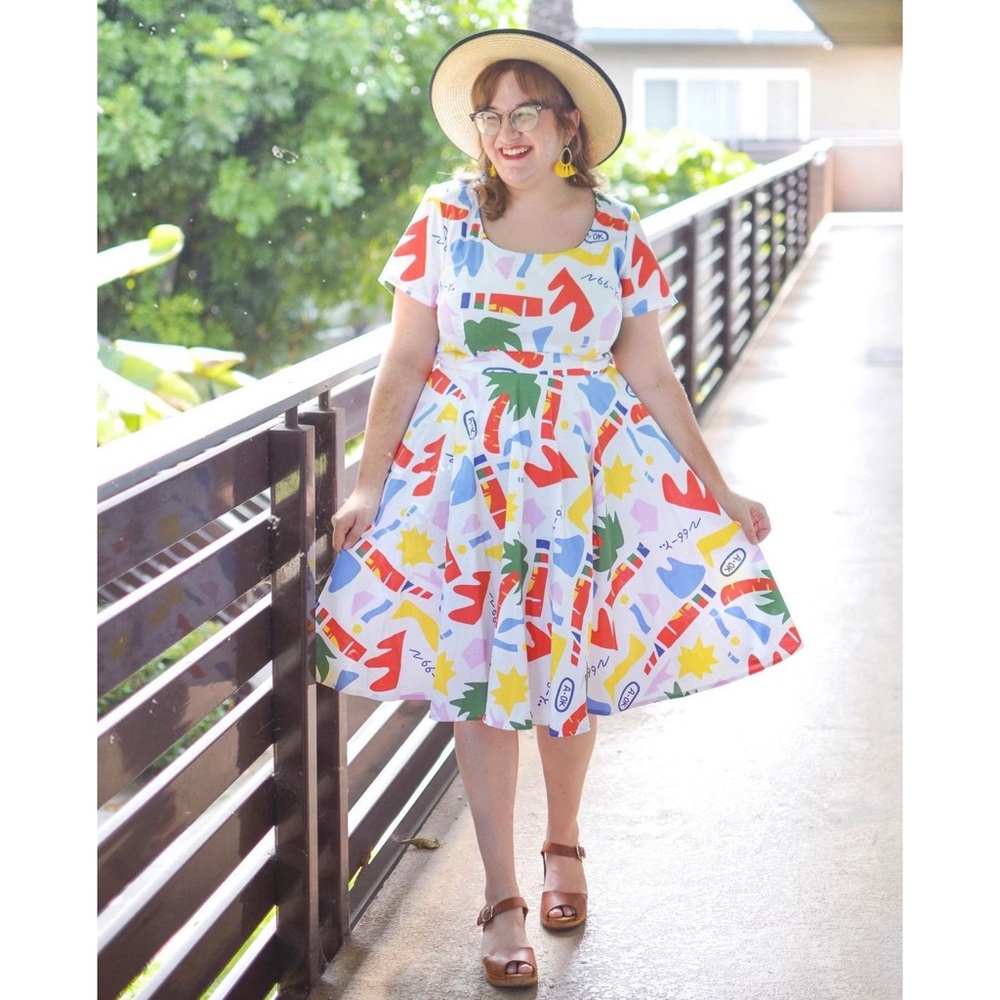 Nooworks Colorful Patterned Dress